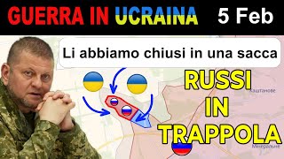 5 Feb Infiltratori Russi VENGONO INTRAPPOLATI NELLE DIFESE UCRAINE  Guerra in Ucraina [upl. by Nauqram]