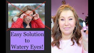 How To Stop Watery Eyes  Quick Tip [upl. by Doscher128]