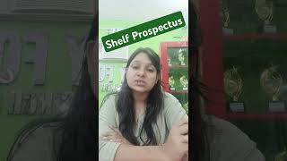 Shelf Prospectus I Company Law I Best CS Coaching shorts [upl. by Truc]