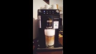 Автоматична Каво машина Delonghi Autentica ❕❕❕Спосіб приготування ЛАТЕ МАКЯТО ❕❕❕ [upl. by Faxen978]