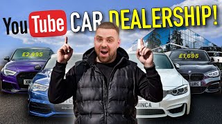 I MADE A YOUTUBE CAR DEALERSHIP [upl. by Ahsillek]