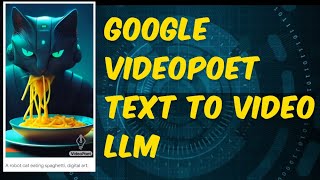 Google VideoPoet LLM for texttovideo  imagetovideo  video stylization videotoaudio [upl. by Gottwald298]