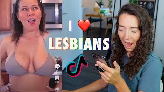 Reacting to Actually Good Lesbian Thirst Traps lord give me strength [upl. by Ferris343]