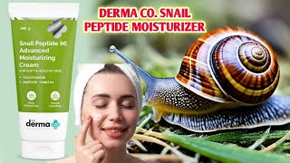 Derma Co Snail Peptide 96 Advanced Moisturizing Cream New launch 2024 [upl. by Cyrano]