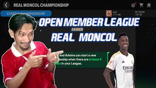 OPEN MEMBER LEAGUE REAL MONCOL  FC MOBILE INDONESIA [upl. by Itak]