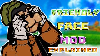 Friendly Face Mod Explained in fnf New Lyric Mod fnflyrics fnf [upl. by Decamp]