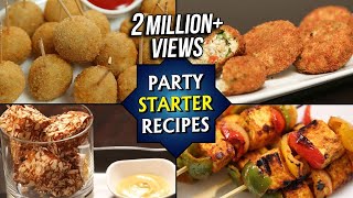 Party Snack Ideas  6 BEST Finger Food Recipes for Party  StartersAppetizers [upl. by Eyahsal]