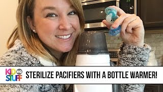 How To Sterilize Pacifiers Using A Bottle Warmer [upl. by Jacenta891]