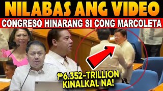 BREAKING NEWS CongMarcoleta Hinarang at Pinigilan Magsalita sa 6352Trillion Budget REACTION [upl. by Ayrolg108]