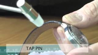 Fitting a leather or rubber strap to a TAG Heuer Kirium watch [upl. by Alecram]