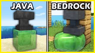 Minecraft Java vs Bedrock 100 FARK [upl. by Jillane561]