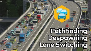 Detailed Look at Traffic Behavior in Cities Skylines 2 [upl. by Haerdna]