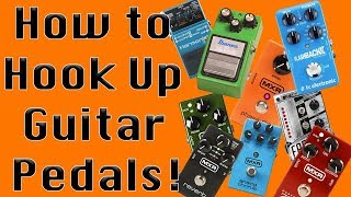 How to Hook Up a Guitar Pedal [upl. by Felicdad566]