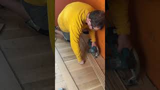 Hardwood Pro Does His Own Floor [upl. by Neeruam]