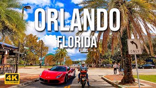 Orlando Florida  Driving Downtown 4K [upl. by Hurleigh]