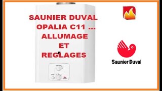 Comment allumer et régler votre chauffe eau Saunier Duval Opalia c11 [upl. by Attegroeg450]