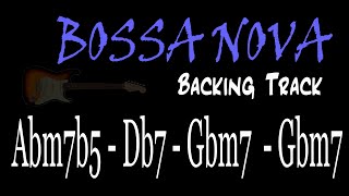 Bossa Nova 251 Backing track in Gb Minor [upl. by Assert]