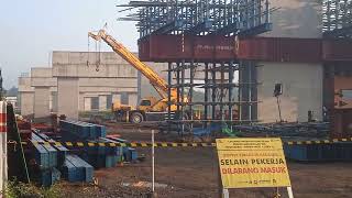 PROGRES TERBARU TOL JOGJA BAWEN DI BANYUREJO  MERANGKAI BAJA PONDASI [upl. by Hild]