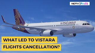 Vistara Flights Cancelled As Pilots Go On Sick Leave  Vistara Flights Cancellation Reason [upl. by Brownley]