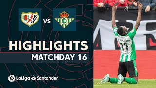 Resumen de Rayo Vallecano vs Real Betis 12 [upl. by Berey]