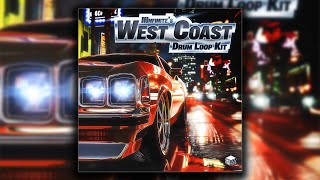 10 FREE West Coast Drum Loops  Royalty Free [upl. by Hoes]