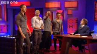 JLS Sing The Killers Somebody Told Me  Friday Night with Jonathan Ross  BBC One [upl. by Blakely290]