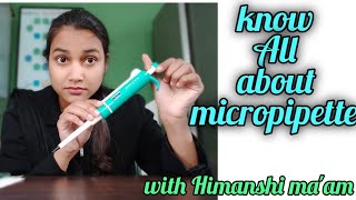 How to use micropipette Micropipette kese use kre [upl. by Kurys]