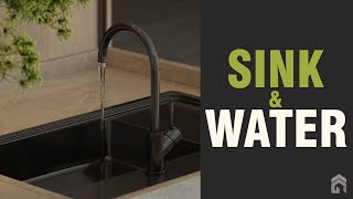 Sketchup Vray Realistic Sink and Water [upl. by Eanahc34]