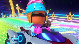 mario kart 8 wii rainbow road raging and funny moments [upl. by Hilten]