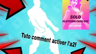 Tuto comment activer la2f sur fortnite battle royale 2024 [upl. by Anastasie772]