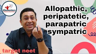 Speciation Allopatric Sympatric Parapatric Petripatric II Types of Speciation Dr Geetendra Sir [upl. by Naujit465]