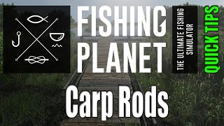 How To Use Carp Rods In Fishing Planet [upl. by Cicenia]