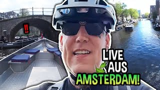 Fast UNFALL am Wasser 😱 XXL Tour durch AMSTERDAM 🇳🇱  MontanaBlack IRL [upl. by Kcim20]