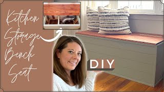 DIY Storage Bench Seat [upl. by Esilana]