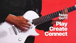 NOVA GO Sonic  Electric Smart Guitar  Official Demo [upl. by Nosiaj]