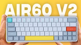 Best LowProfile Keyboard Nuphy Air60 V2 Review [upl. by Yarrum9]