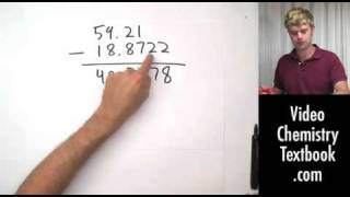 Add and Subtract with Significant Figures 16 [upl. by Ahsratal]