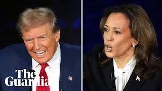 Harris v Trump highlights of the US presidential election debate [upl. by Farly]