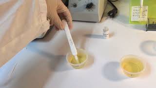 Acro Biotech Inc  hCG Pregnancy Test Demonstration [upl. by Even]