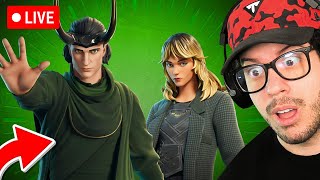 🔴LIVE  FORTNITE SEASON 3 is COMING SOON New Loki Collab [upl. by Newnorb]