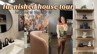 FULLY Furnished “Coquette  Modern Baroque” House Tour  25 yr old Home Owner [upl. by Emlynne]