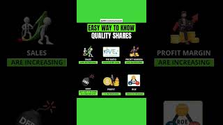 Easy way to know Quality shares  stockmarket beginners learning shots jrkinvestmentassets [upl. by Elman58]