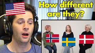 American Reacts to Can Nordic Countries Understand Each Other [upl. by Oiluarb12]