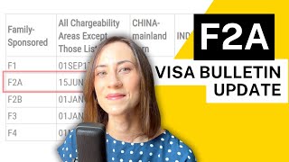 F2A VISA BULLETIN AUGUST 2024 UPDATE [upl. by Charmian]