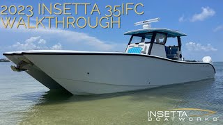 2023 Insetta Boatworks 35IFC Walkthrough [upl. by Aisayn]