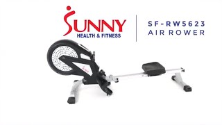 Sunny Health amp Fitness SFRW5623 Rowing Machine [upl. by Kcirb708]