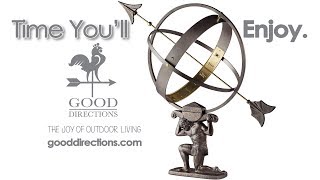 Good Directions Atlas Armillary Sundial [upl. by Adnamas]