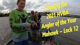 Smallmouth BASS on the Mohawk RIVER  Lock 12  Schoharie Chasing the AOY Title HVBA 2021 [upl. by Portuna213]