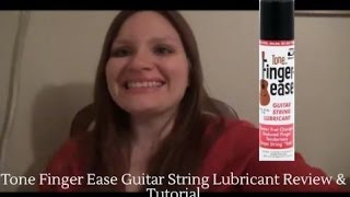 Tone FingerEase Guitar String Lubricant amp Cleaner Review amp Tutorial [upl. by Charmine]