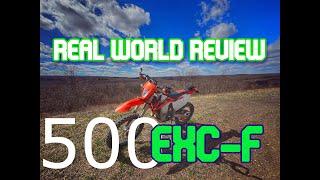 First impressions KTM 500 excf  Real world review [upl. by Nomrej]